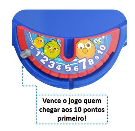 Arena Para Piao Pista Com 4 Pioes Brinquedo Batalha - Braskit