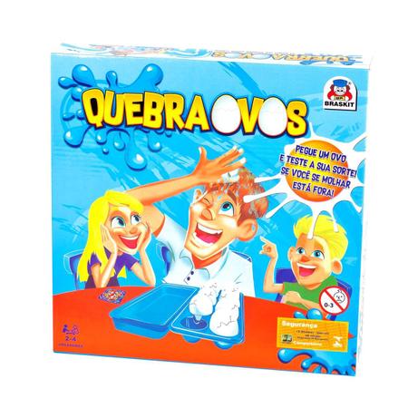 Jogo Divertido Para Crianças Quebra Ovos - Braskit - Outros Jogos