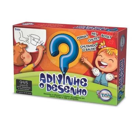 Jogo Divertido Tabuleiro Adivinhe O Desenho 945 Palavras - Brinquedos Toia  - Jogos de Tabuleiro - Magazine Luiza