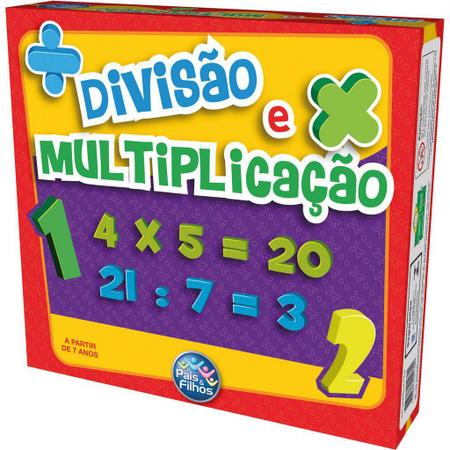 Jogo Divisão Multiplicação Matemática Educativo Brinquedo - Pais e Filhos -  Jogos Educativos - Magazine Luiza