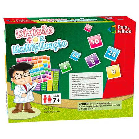 JOGO PAIS E FILHOS DIVISAO E MULTIPLICACAO REF.1260 UN - GTIN/EAN