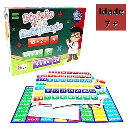 Jogo Educativo Escolar Matemática - Divisão e Multiplicação - Ri Happy