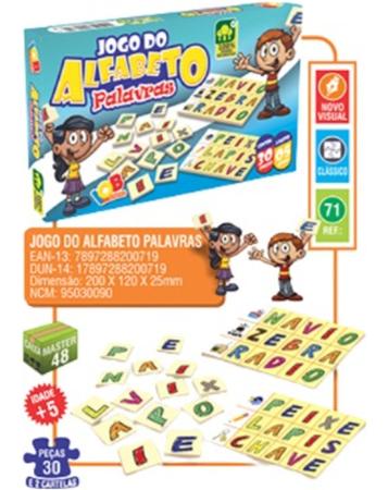 Jogo do Alfabeto Letras Educativo - IOB BRINQUEDOS C06 - Tem Tem Digital -  Brinquedos e Papelaria, aqui tem!