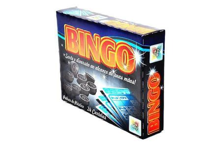 Jogo Bingo 24 Cartelas 90 Fichas Infantil Criança 6 Anos Brinquedo