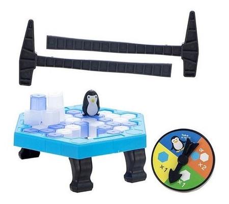 Jogo Do Pinguim Quebra Gelo Numa Fria Brinquedo Criança - Glumi