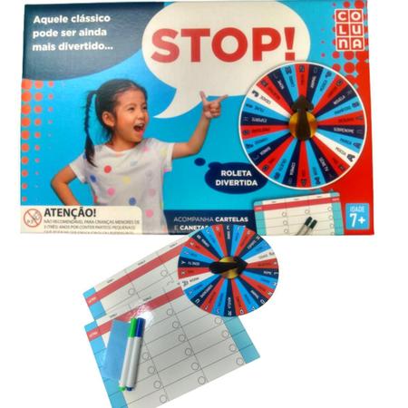 Jogo da Roleta - Stop