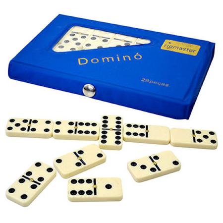 Jogo Domino Profissional Com Estojo 28 Peças LUADO28PR – Paraiso