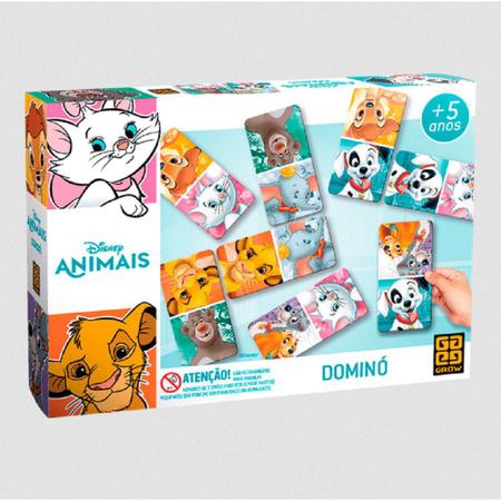 Jogo Dominó Disney Animais - Loja Grow