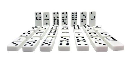 Jogo Domino Grosso Grande Profissional Com Pino Metal Top