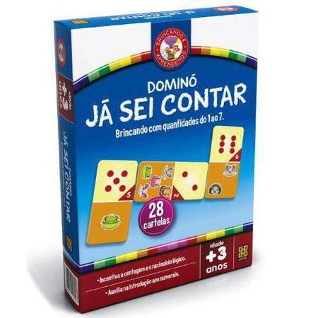 Jogo Dominó Já Sei Contar - Loja Grow