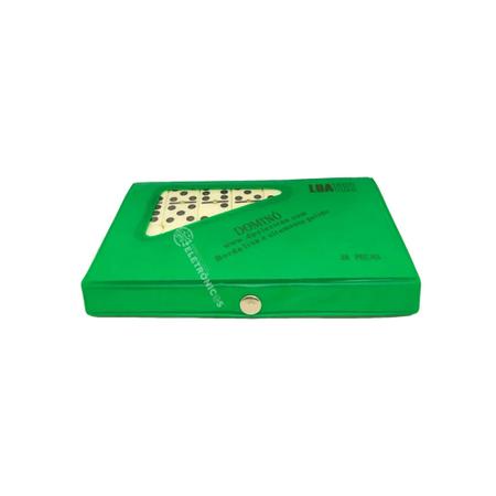 Kit Jogo de salão 1 Jogo de domino profissional 28 peças e 2 baralhos 100%  plástico lavável - Caerus - Jogo de Dominó, Dama e Xadrez - Magazine Luiza