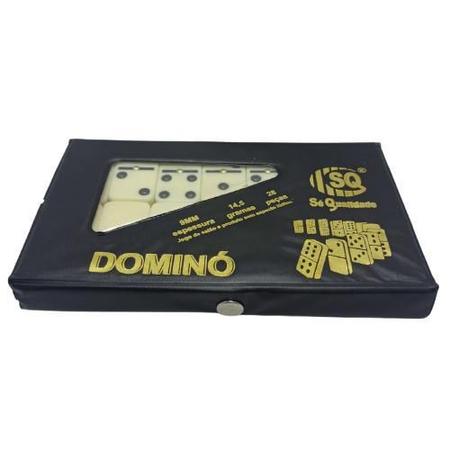 Jogo Dominó Osso 28 Peças Útil Bazar 2x10,5x18cm RF2194 - freitasvarejo