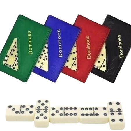 Jogo Domino Profissional Colorido 28 Peças Com Estojo Metal, Magalu  Empresas