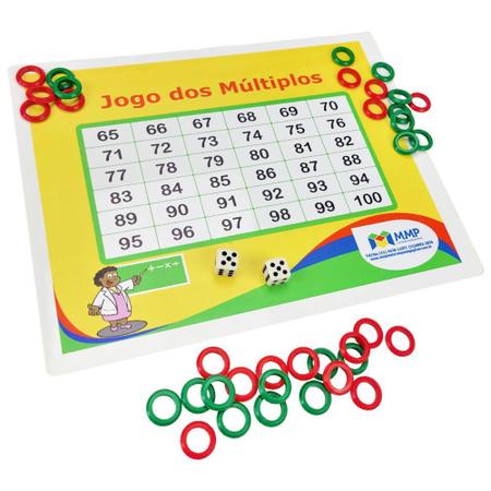 Jogo Dos Multiplos Educativo Material Pedagógico E Didático - Mmp - Jogos  Educativos - Magazine Luiza