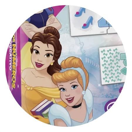 Jogo Dos NÚmeros Educativo Princesas Disney 30 NÚmeros - Mimo