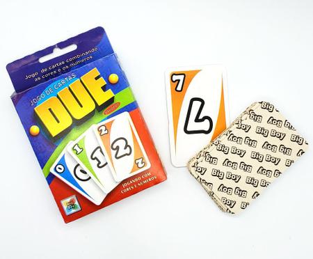 Kit 2 Unidades Jogo De Cartas Uno Diversão Para Todas As Idades