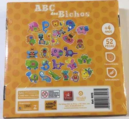 Brinquedo Jogo educativo Silabas bichos Brincadeira de Criança em Promoção  na Americanas