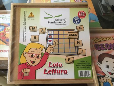 Jogo Educativo Leitura Divertida 2 Sílabas