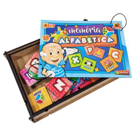 Kit 3 Jogos Educativos e Pedagógicos - Maninho Artesanatos - Jogos  Educativos - Magazine Luiza