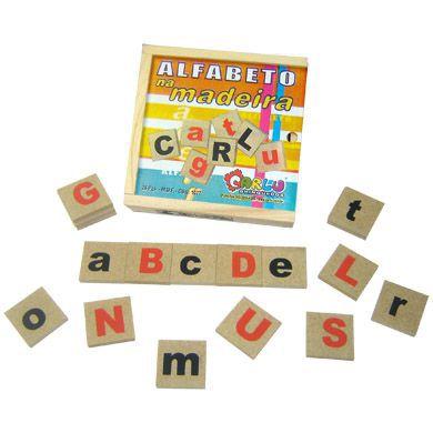 Jogo Infantil Educativo Aprendendo O Alfabeto 26 Peças Coluna - Papelaria  Criativa