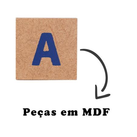 Jogo Educativo Alfabeto Tabuleiro Pedagógico Didático 144 Pçs - Pais &  Filhos - Letras, Números e Memória - Magazine Luiza