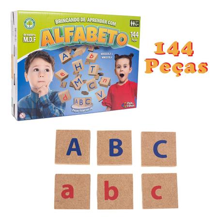 Aprendendo o alfabeto: jogo educativo