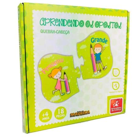 Jogo Educativo Aprendendo os Opostos