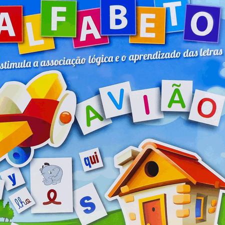 Jogo Alfabeto Educativo Escolar Pais e Filhos - Vou Comprar