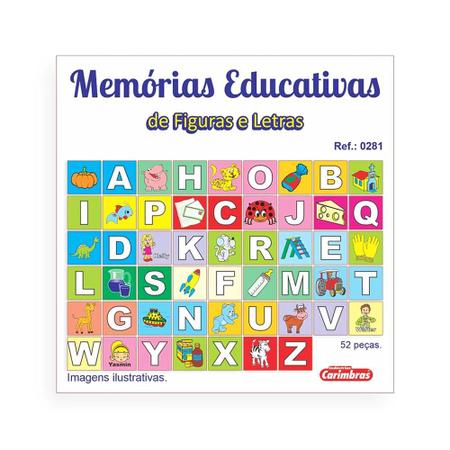 Jogo Educativo da Memória de Animais Alfabetização Infantil - Carimbras -  Brinquedos Educativos - Magazine Luiza