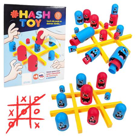 Jogo Educativo Da Velha Hash Toy Divertido Raciocínio Lógico - Paki Toys -  Jogo da Velha - Magazine Luiza