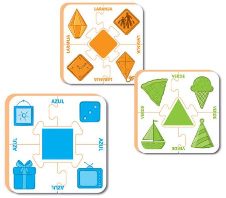 Conjunto de Jogos Educativos de Encaixar - NIG Brinquedos - Alves Baby