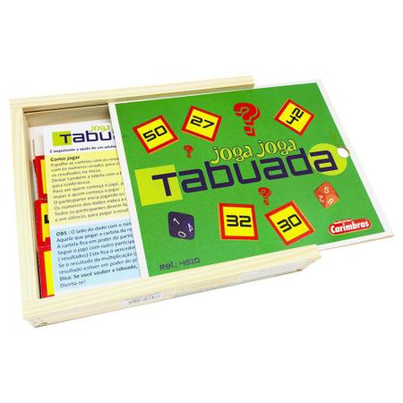 Jogo Educativo de Matemática e Pedagógico Joga Joga Tabuada