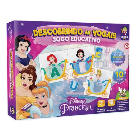Imagem de Jogo Educativo - Descobrindo as Vogais - Princesas Disney