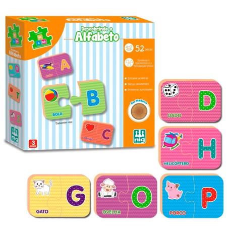 Imagem de Jogo Educativo Descobrindo O Alfabeto - NIG Brinquedos