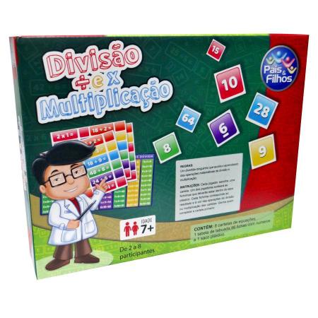 Jogo Divisão Multiplicação Matemática Educativo Brinquedo - Pais e Filhos -  Jogos Educativos - Magazine Luiza