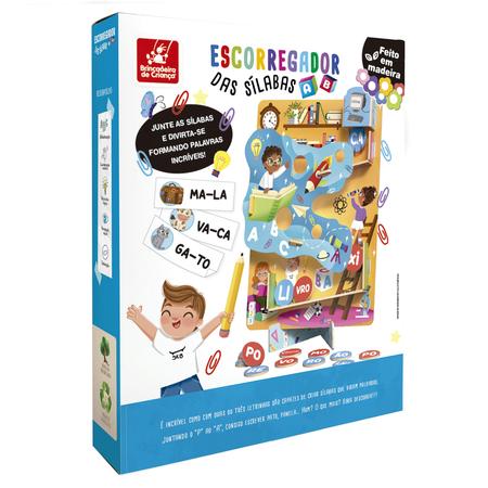 Jogo Educativo Corre-corre Das Palavras Em Mdf - Brink Mobil