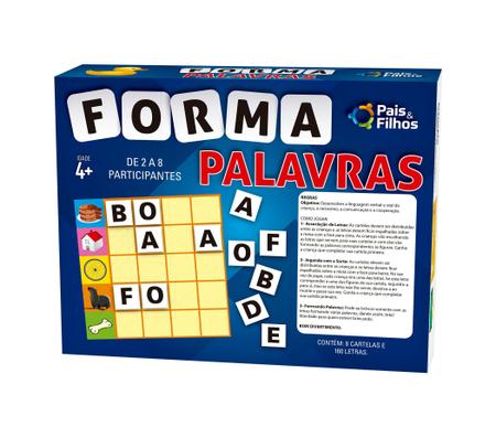 Forma palavras: jogo educativo