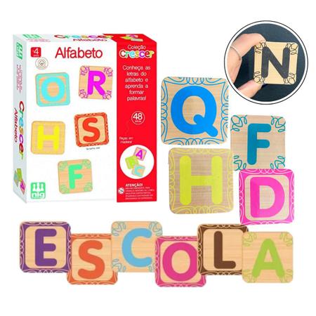 Jogo Educativo Infantil Alfabeto e Número Brinquedos Inteligente - MX  ESPAÇO DA MAGICA