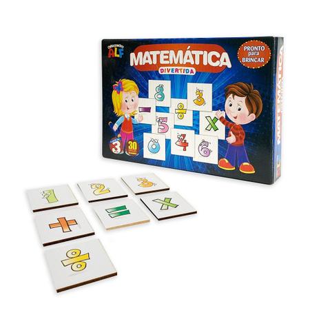 Jogo Educativo Infantil em madeira Alf Matemática Divertida