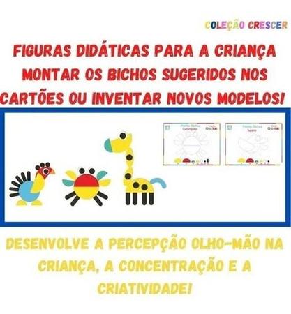 Jogo Educativo Montar Animais Coleção Crescer Forma Bichos - Nig Brinquedos  - Brinquedos Educativos - Magazine Luiza