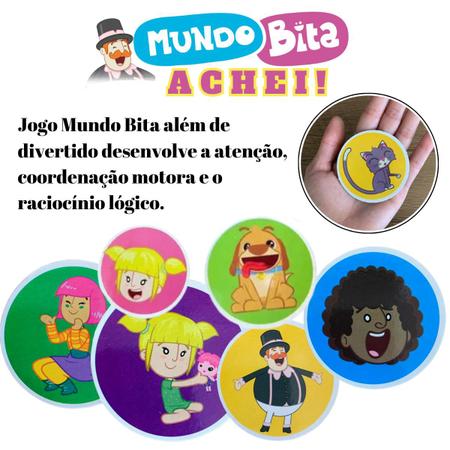 Jogo Educativo Infantil Mundo Bita Achei 48Fichas +3Anos Nig – Papelaria  Pigmeu