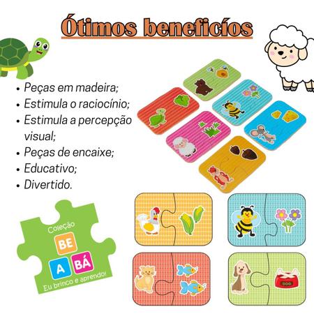 Jogo Infantil Educativo Maderia 4 Tipos de Jogos para Menina - Paper Toy -  Jogos Educativos - Magazine Luiza