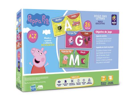 Imagem de Jogo Educativo - Jogo das Letras Peppa Pig