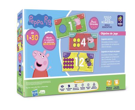 Imagem de Jogo Educativo - Jogo dos Números Peppa Pig