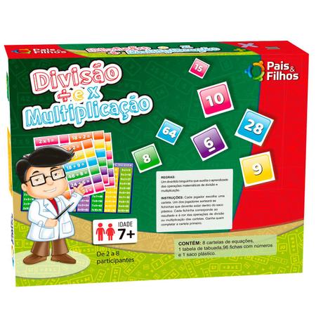 Jogo Educativo Matemática Aprendendo Divisão e Multiplicação