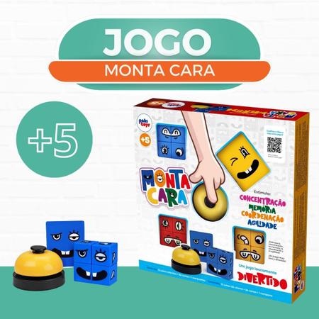 Jogo Monta Cara Paki Toys - Outros Jogos - Magazine Luiza