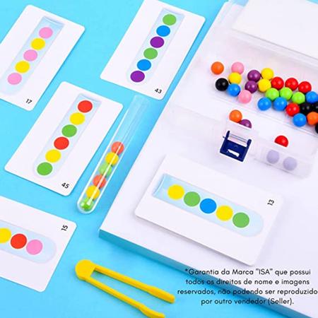 Jogo de raciocínio lógico e brincadeiras de correspondência de aprendizagem  com Cores e frutas Jogos de dupla face Brinquedos educativos de madeira  para crianças - ISA : : Brinquedos e Jogos