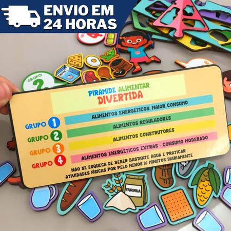 JOGO EDUCATIVO] MUNDO DA COMIDA DIVERTIDA - Todos os Tópicos pré