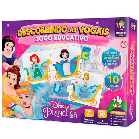 Jogo educativo Princesas Disney Jogo Das Letras - Mimo - Jogos Educativos -  Magazine Luiza