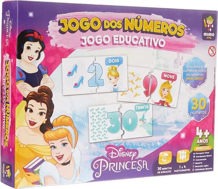 Jogo Números Princesas Disney Mimo Brinquedos - 2022